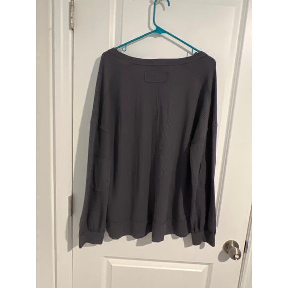 Altar’d State Throwdown Oversized Tee – Size Large Gray - Picture 6 of 7